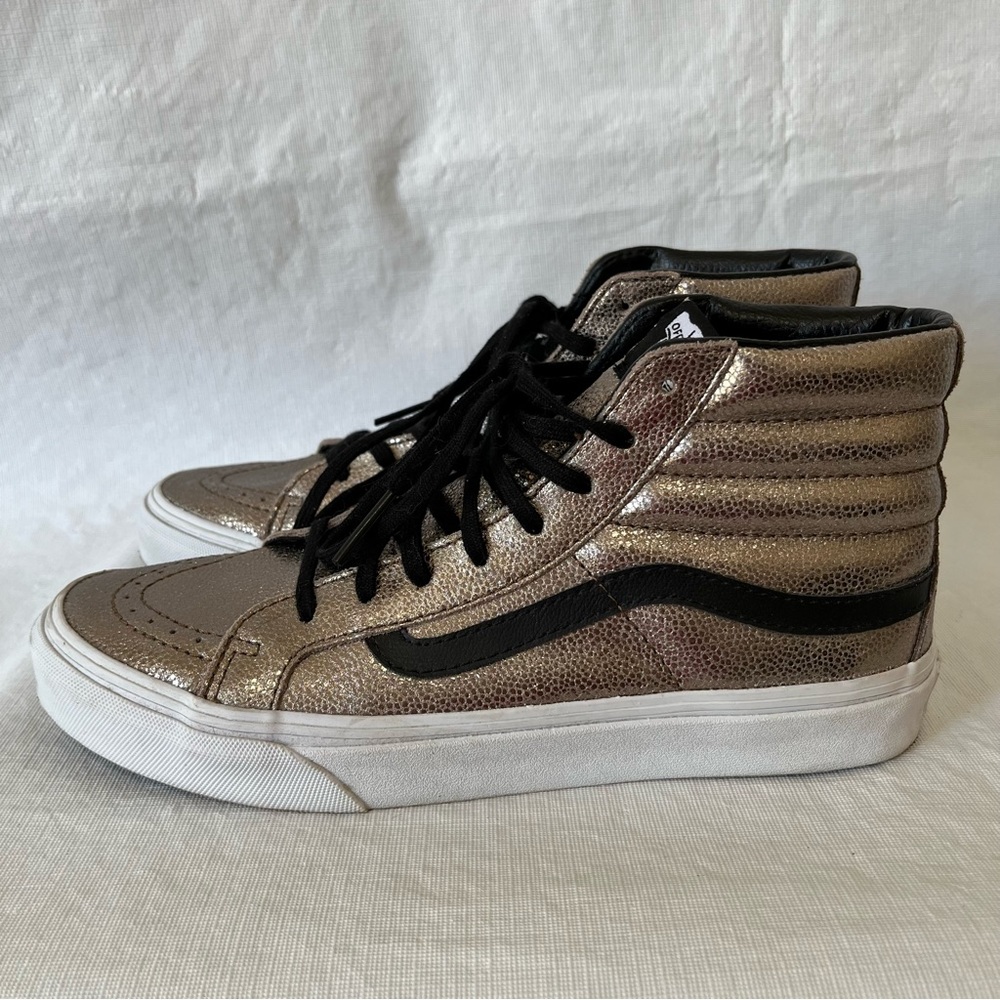 Vans Sk8-Hi Gold High Top Sneakers